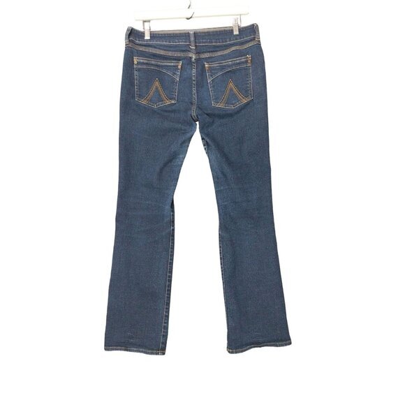 DELIA'S DOLLS KILL Morgan‎ Jeans SZ 14 Straight Leg Blue Dark Wash Casual - Picture 2 of 13